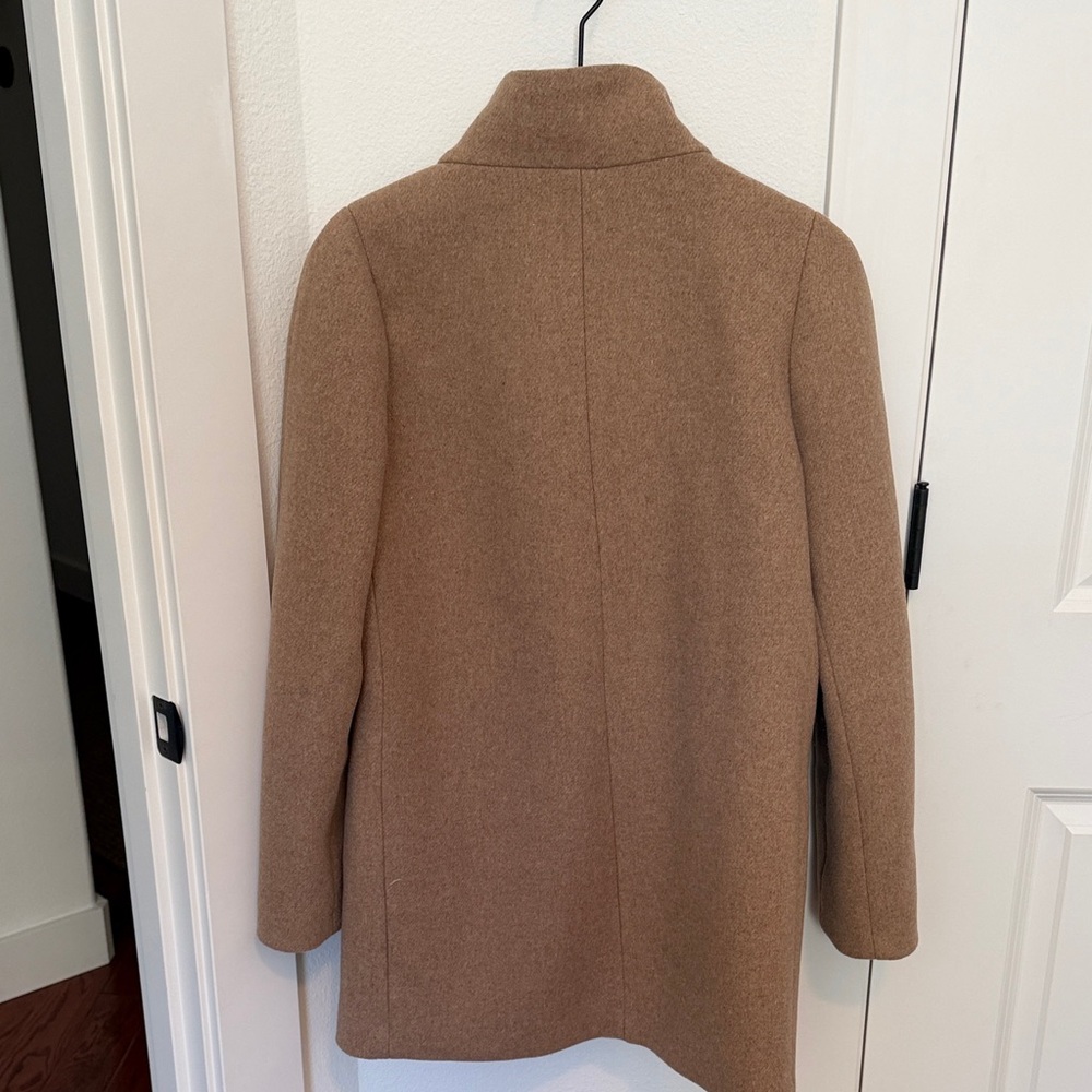 J. Crew Factory Camel Wool Pea Coat - Picture 2 of 4